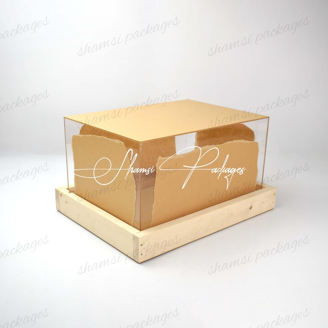 Acry-Wood Box 14 x 10 x 8 )