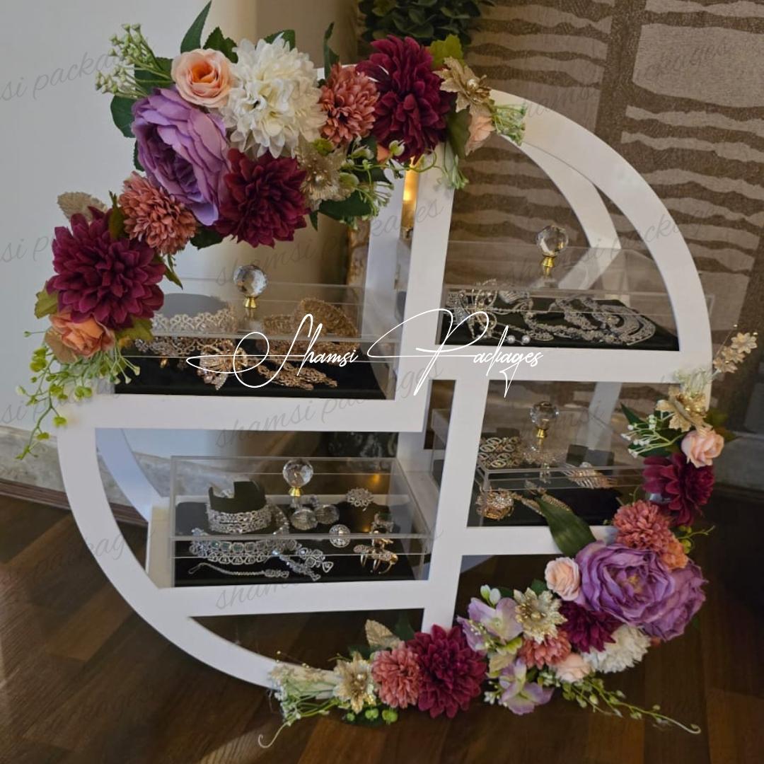 Circular Jewelry Customized Box (