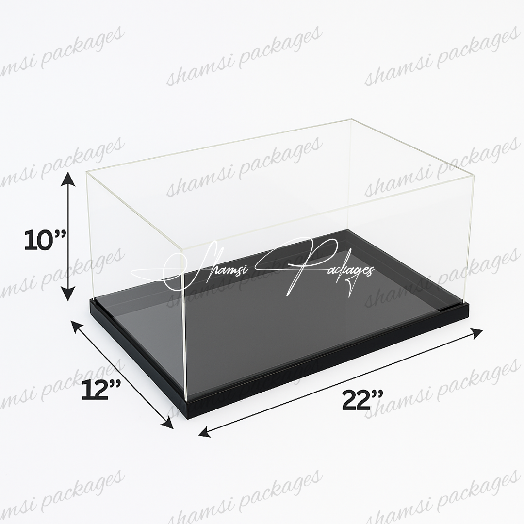 Rectangle Acrylic Package Box – Large 2 (22x12x10)
