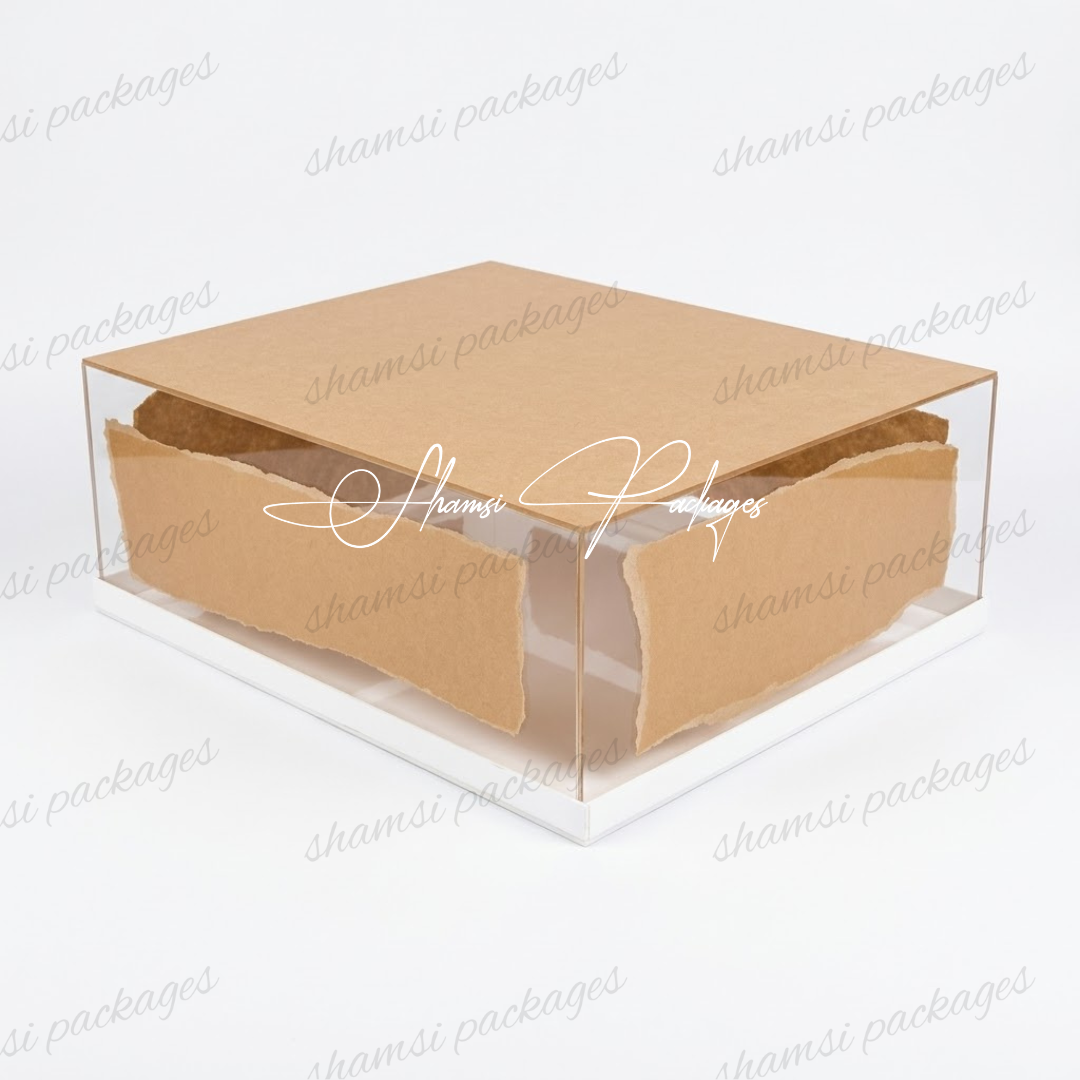 Flat Cake Display Box (18x14x6)